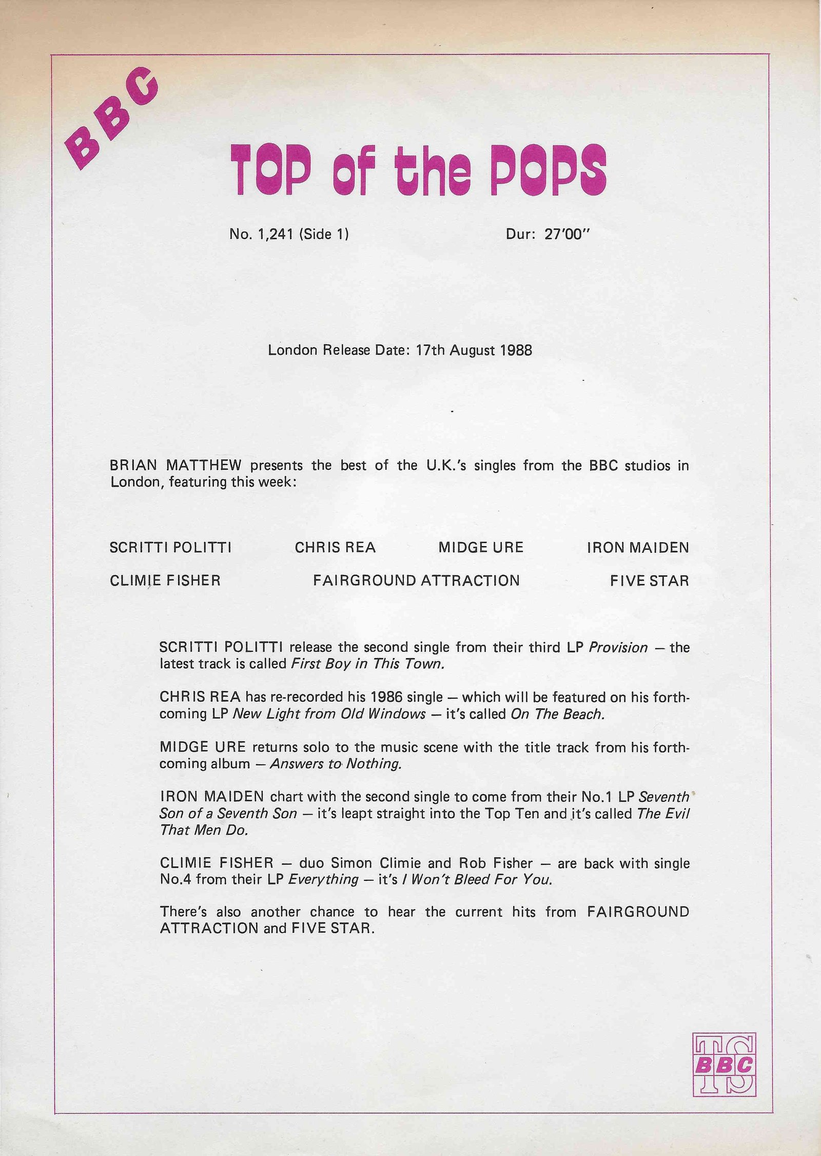 Inserts from 159637 - S